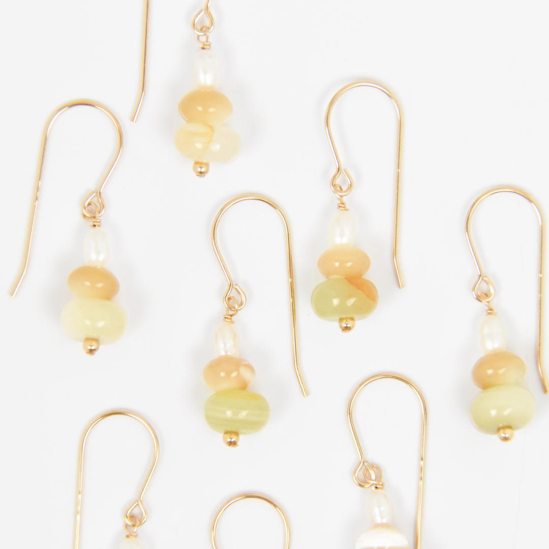 Stacked Rocks Earrings