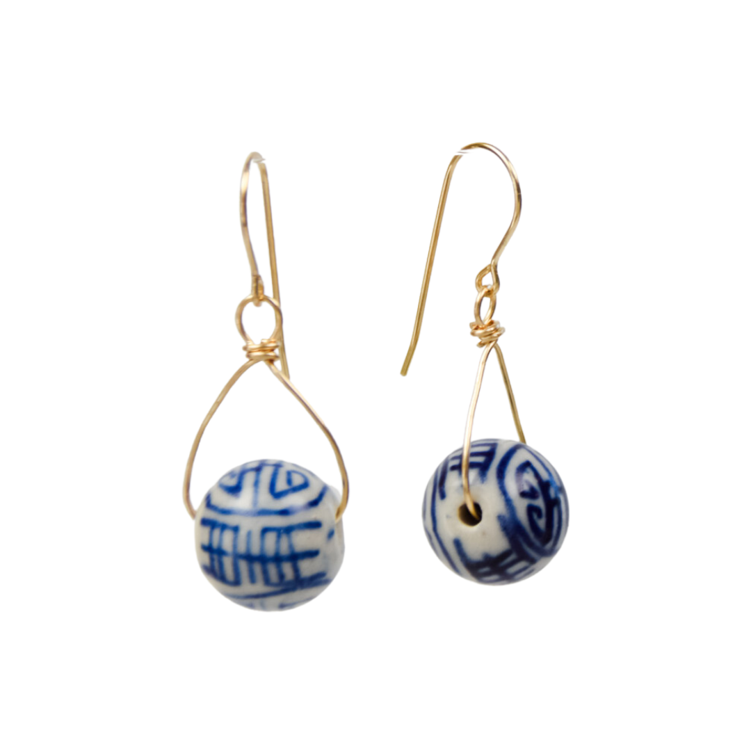 Chinoiserie Tears Earrings