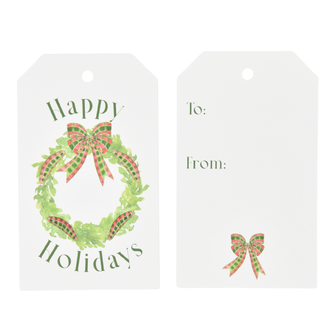 Holiday Wreath Gift Tags