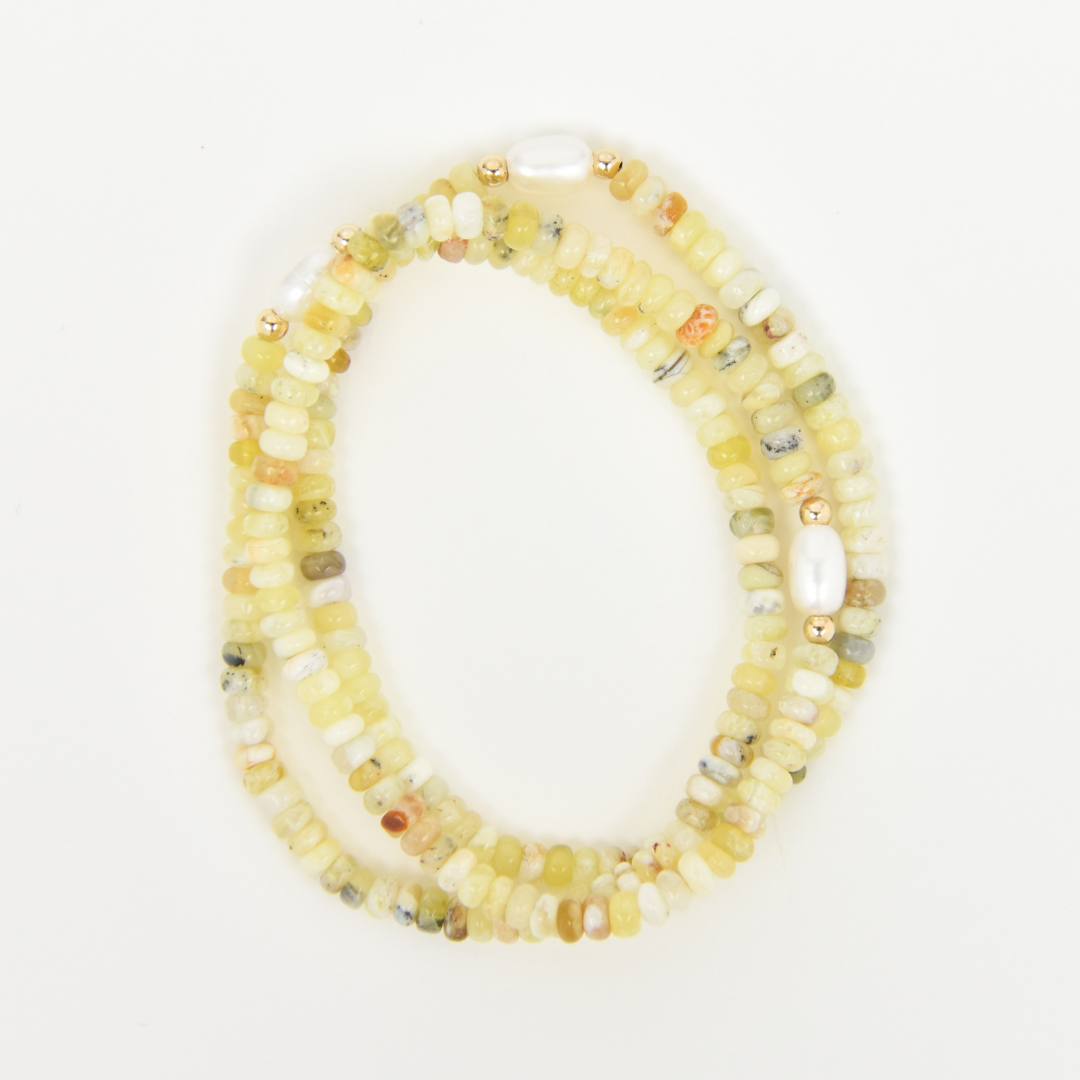 Mini Bracelet - Yellow Opal