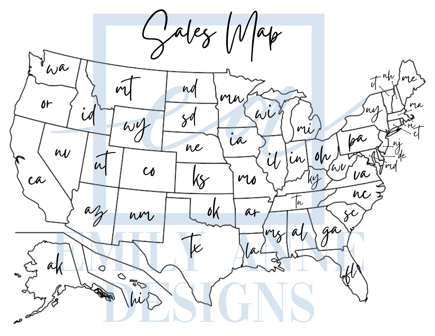 Small Business Sales Map