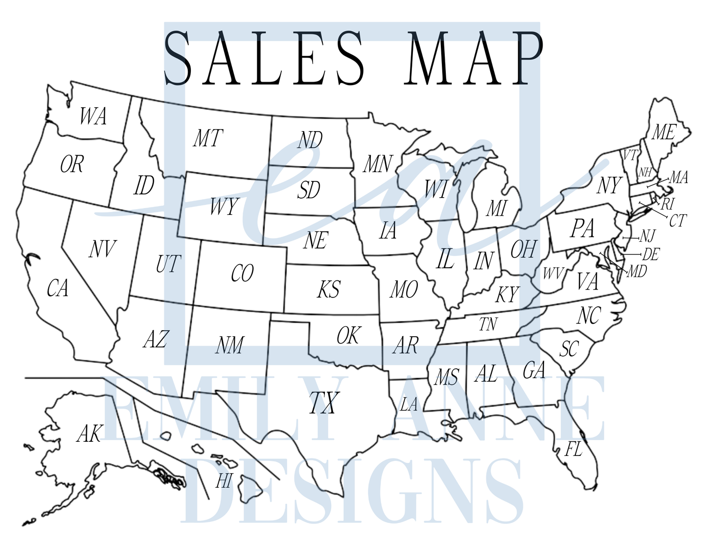 Small Business Sales Map