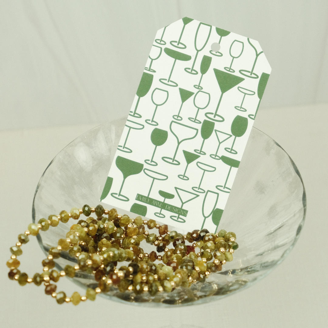 Cheers & Glasses Gift Tags