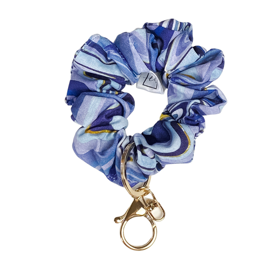 Northern Lights Scrunchie Key Chain