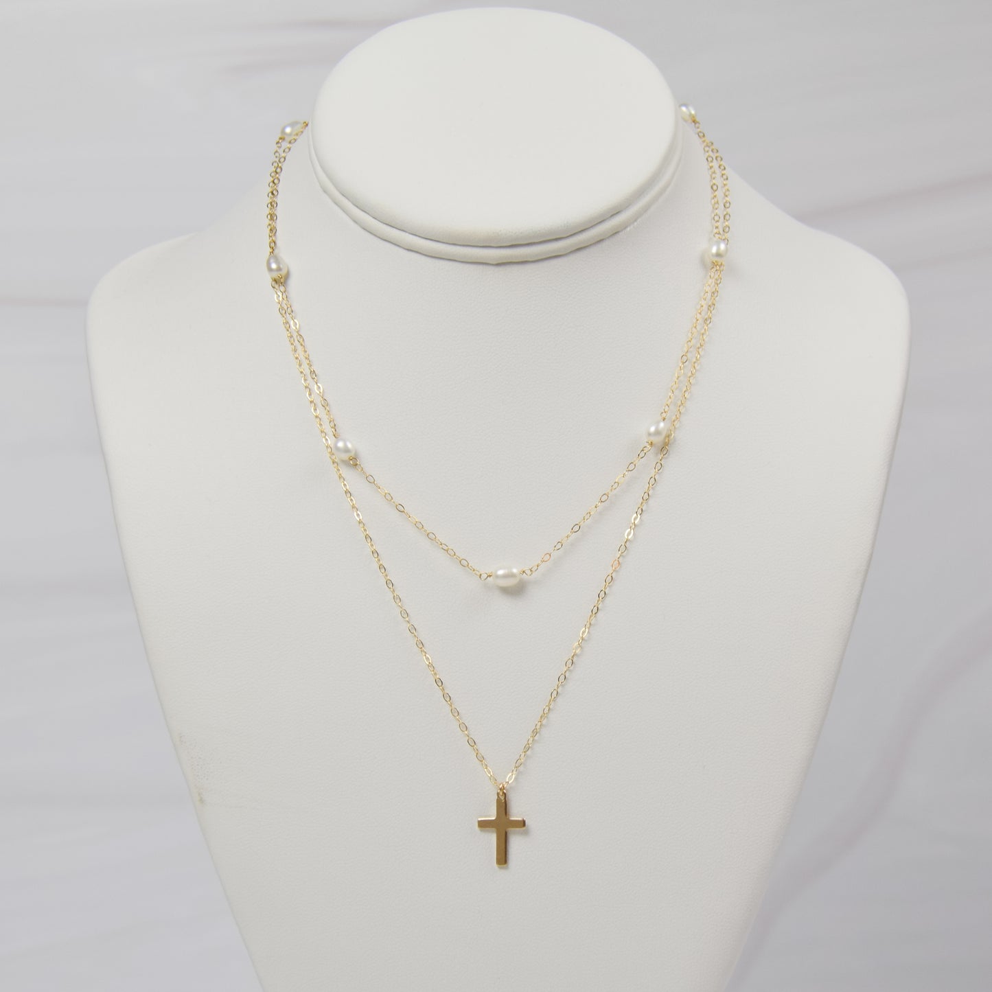 Simple Cross Necklace