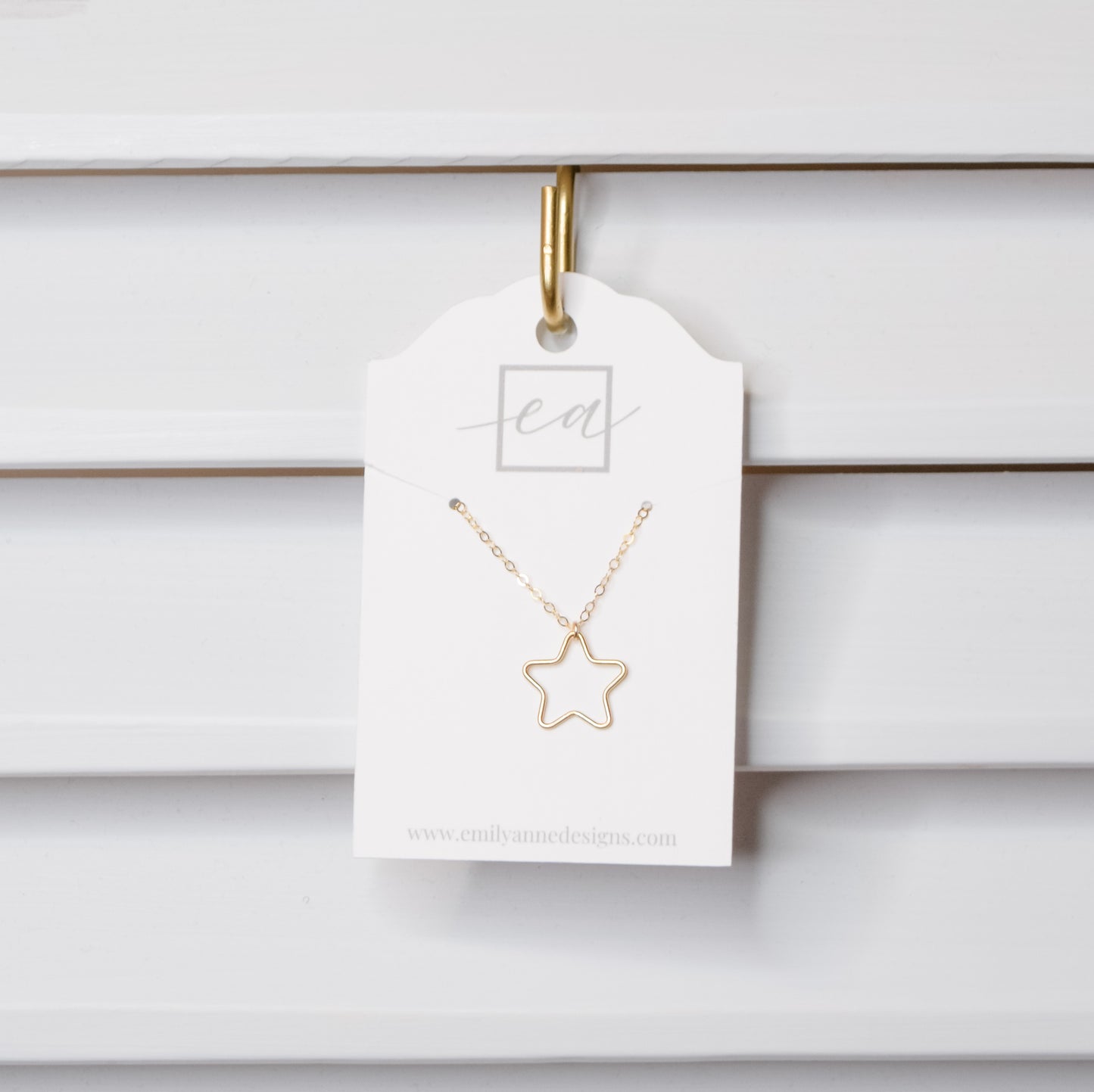 Open Star Necklace