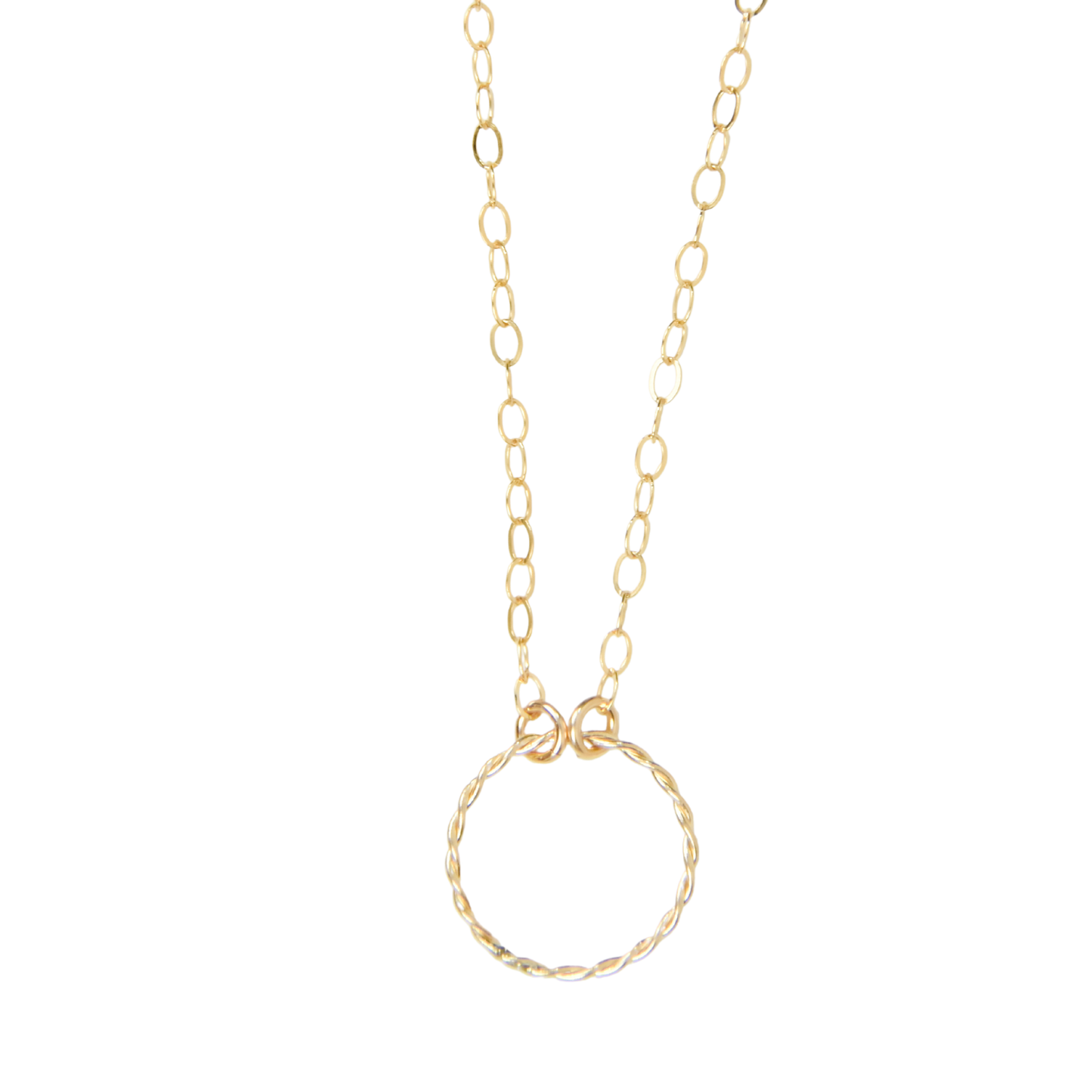 Braided Circle Necklace