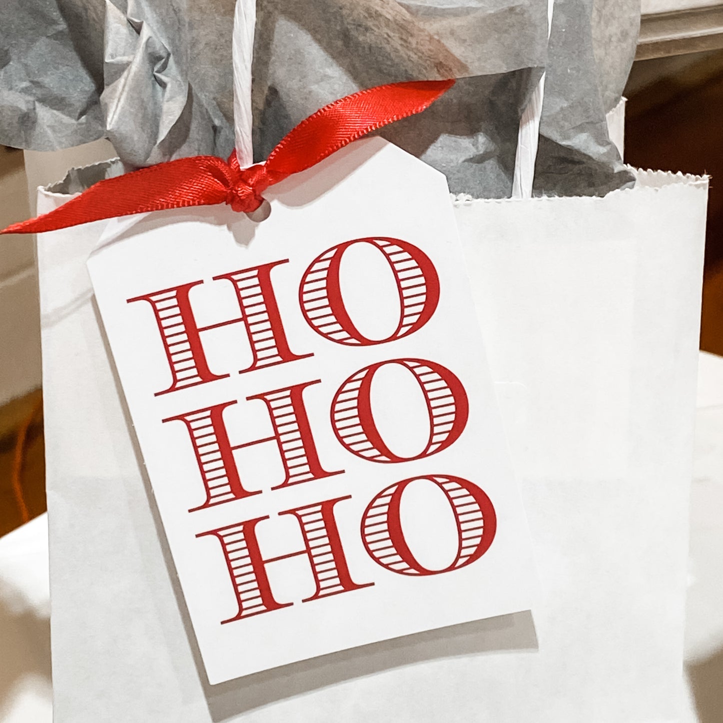 Ho Ho Ho Gift Tag