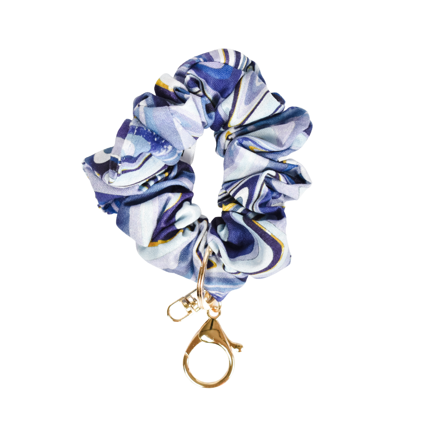 Northern Lights Scrunchie Key Chain