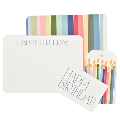 Birthday Candles Gift Tags