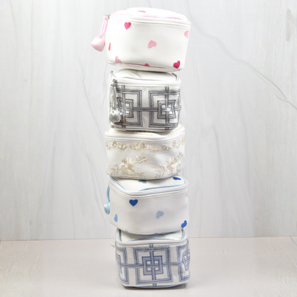 Josie Blue Heart Jewelry Box