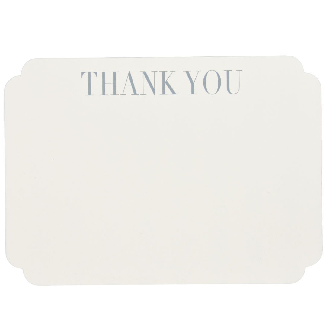 Blue Stripe Thank You Cards