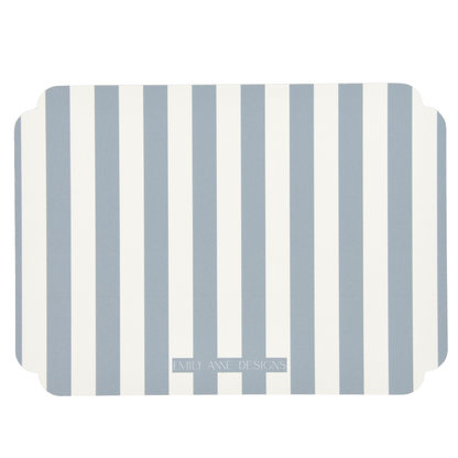 Blue Stripe Thank You Cards