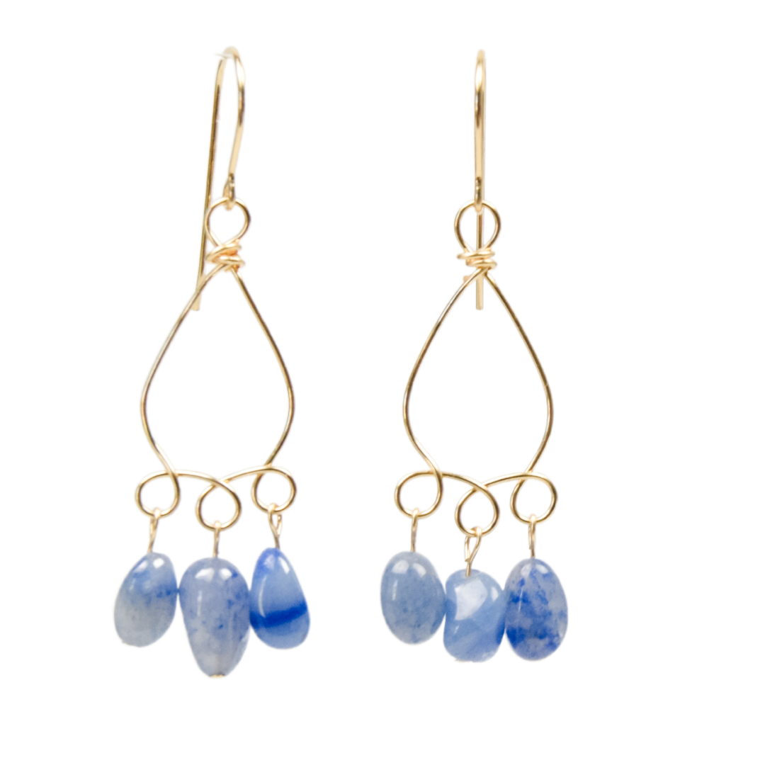 Deep Blue Earrings