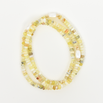 Mini Bracelet - Yellow Opal