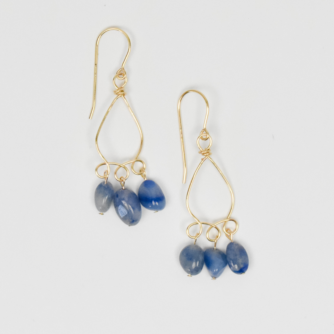 Deep Blue Earrings
