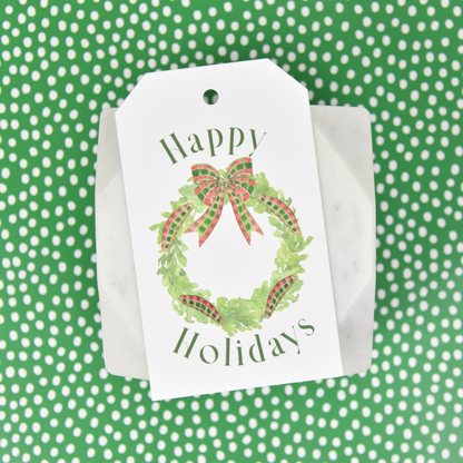 Holiday Wreath Gift Tags