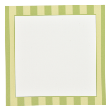 Green Stripe Notepad