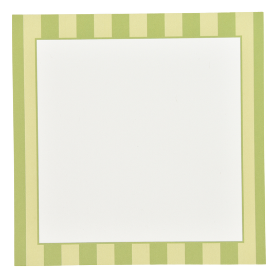 Green Stripe Notepad