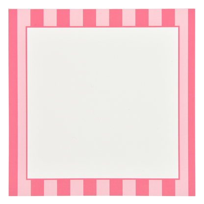 Pink Stripe Notepad