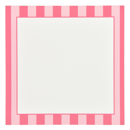 Pink Stripe Notepad