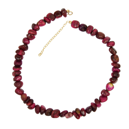 Pink Tigers Eye Necklace
