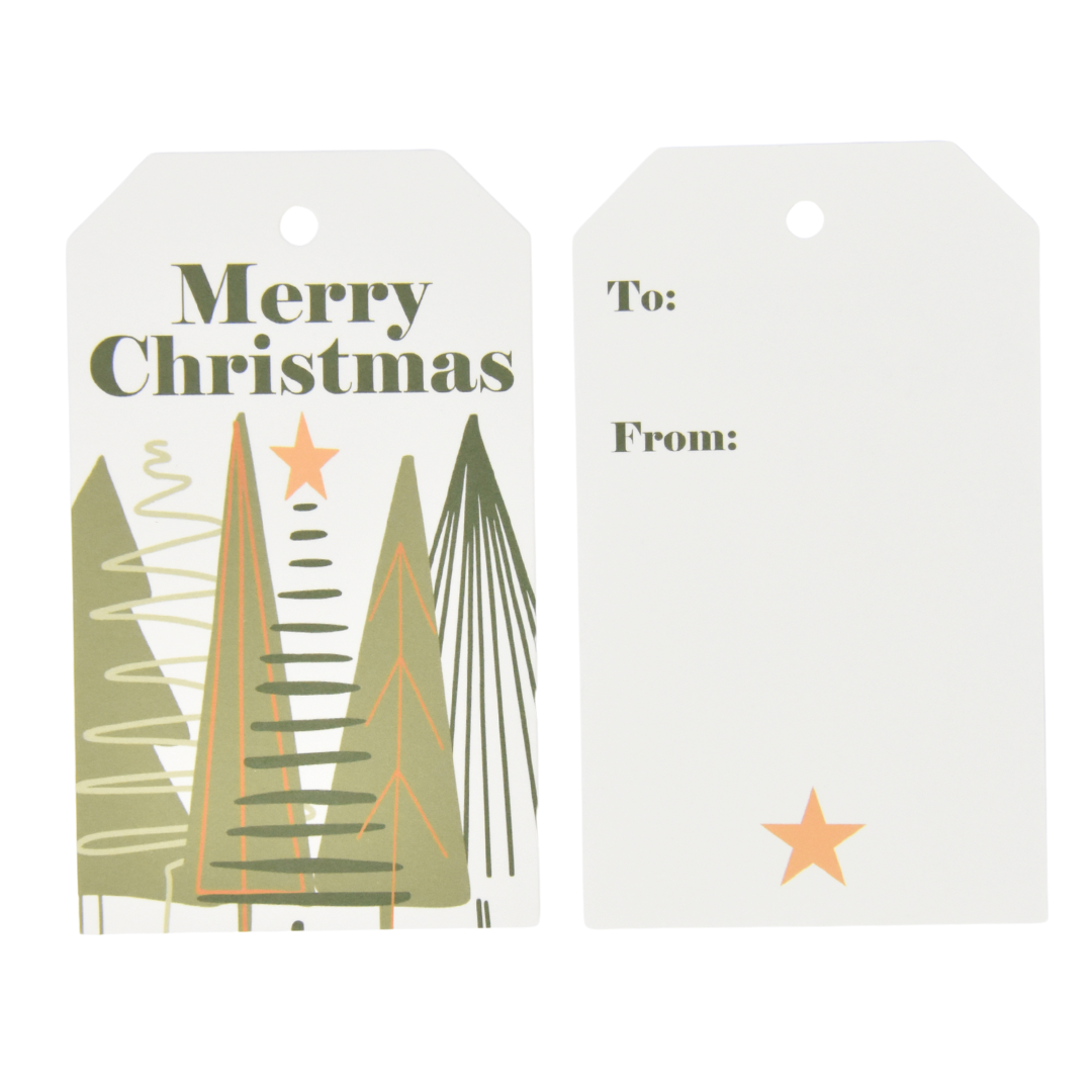 Christmas Trees Gift Tags
