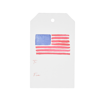 American Flag Gift Tags