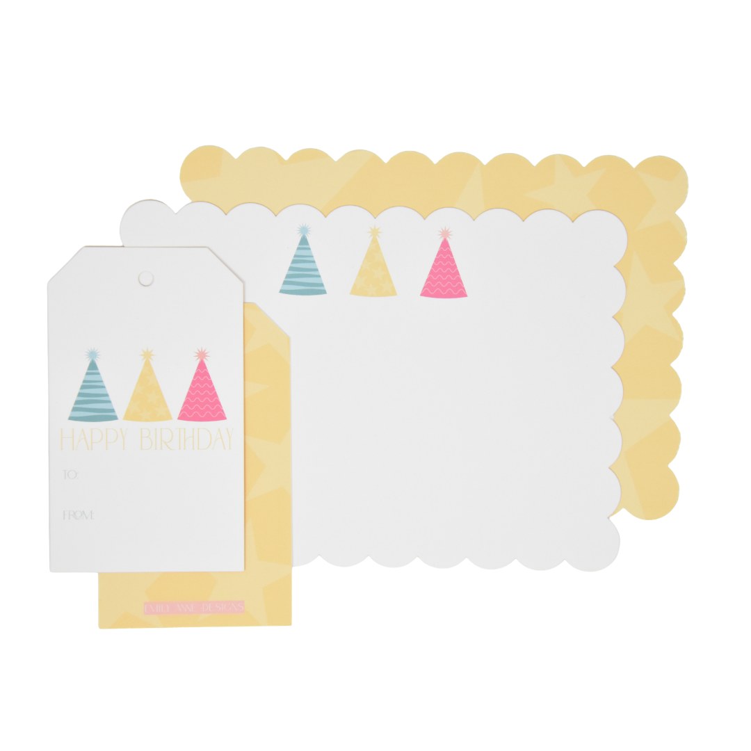Party Hats Gift Tags