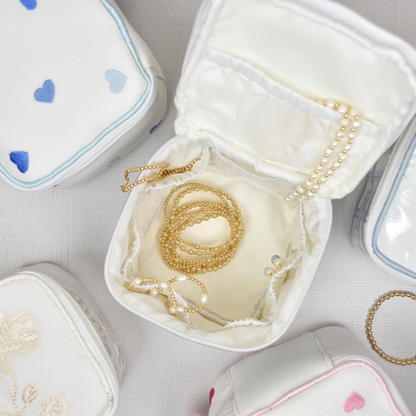 Josie Pink Heart Jewelry Box
