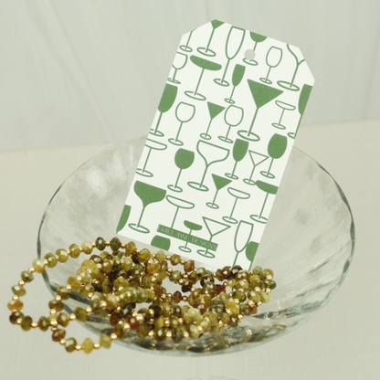 Cheers & Glasses Gift Tags