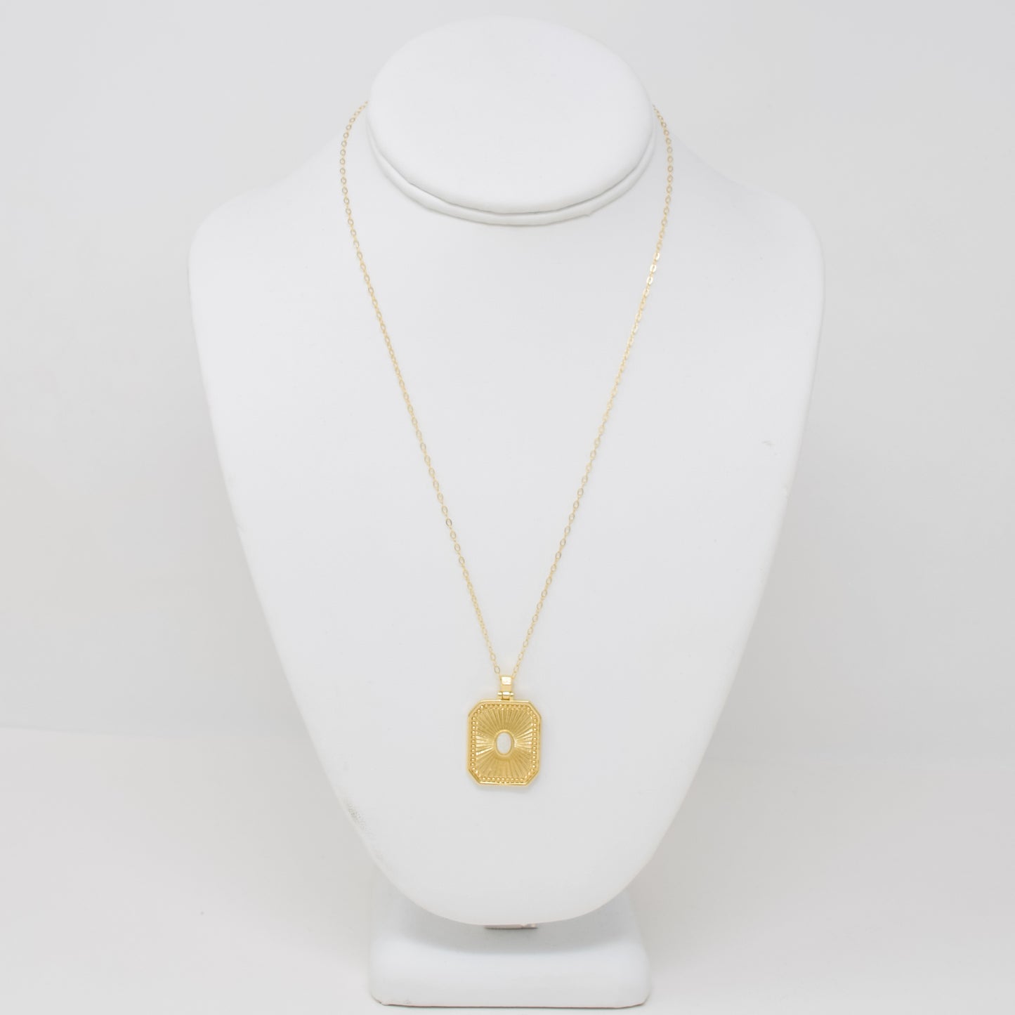 Opal Medallion Necklace