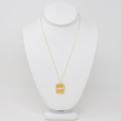 Opal Medallion Necklace