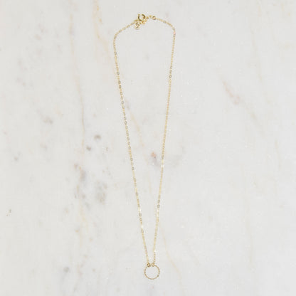 Braided Circle Necklace