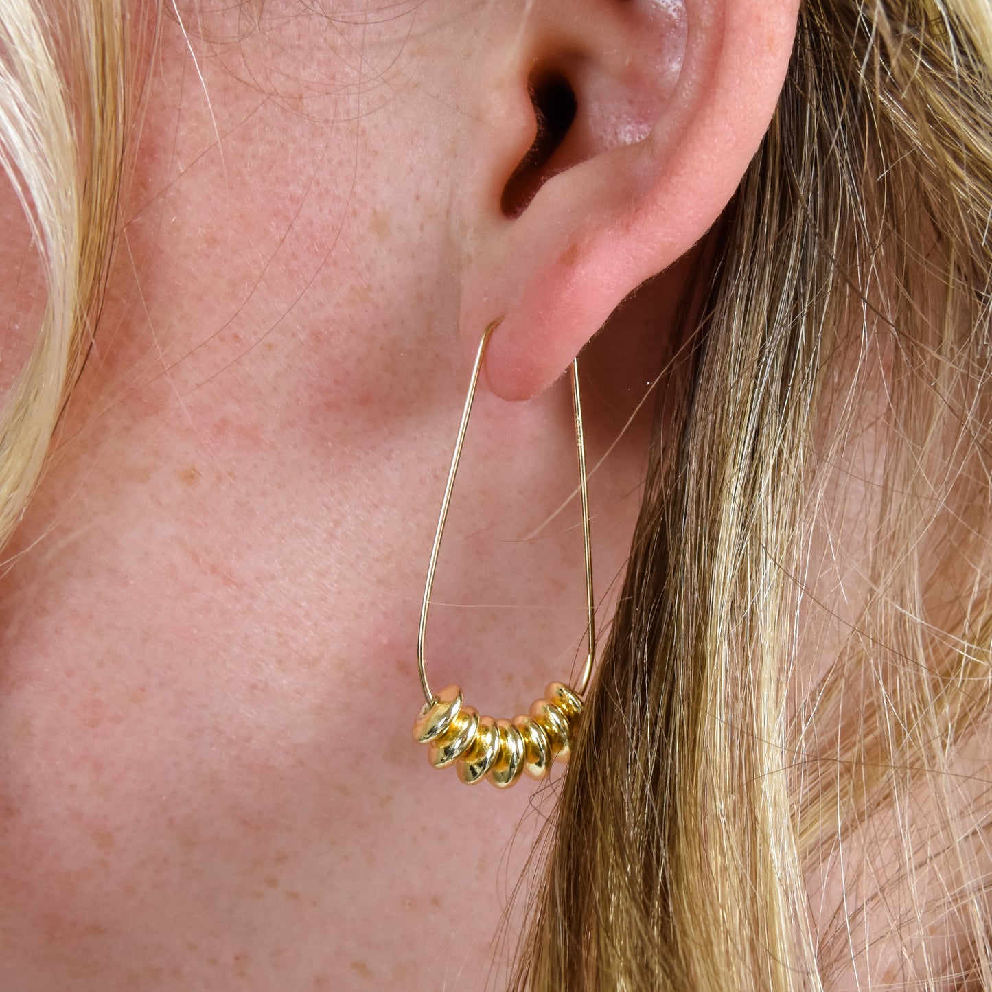 Golden Spike Earrings