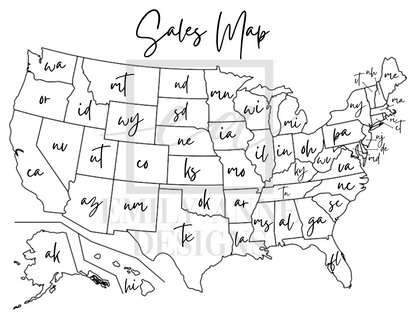 Small Business Sales Map