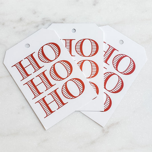 Ho Ho Ho Gift Tag