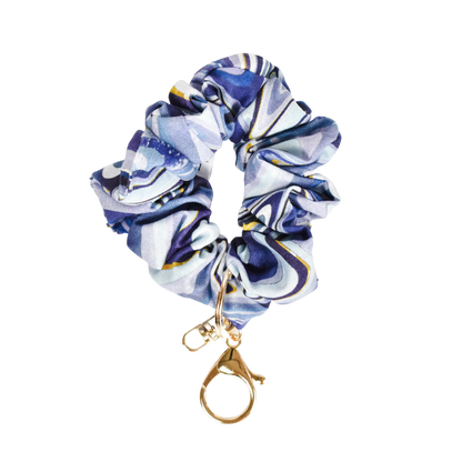 Northern Lights Scrunchie Key Chain